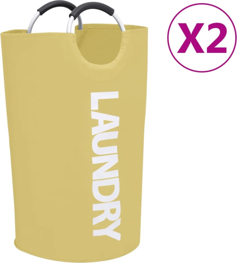 Skittentøyskurv 2 stk krem