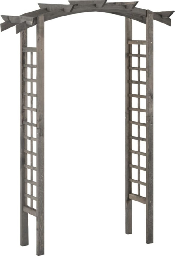 Hagebue 150x50x210 cm grå impregnert furu