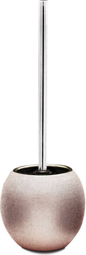 Toalettbørste med holder Lucida blekrosa