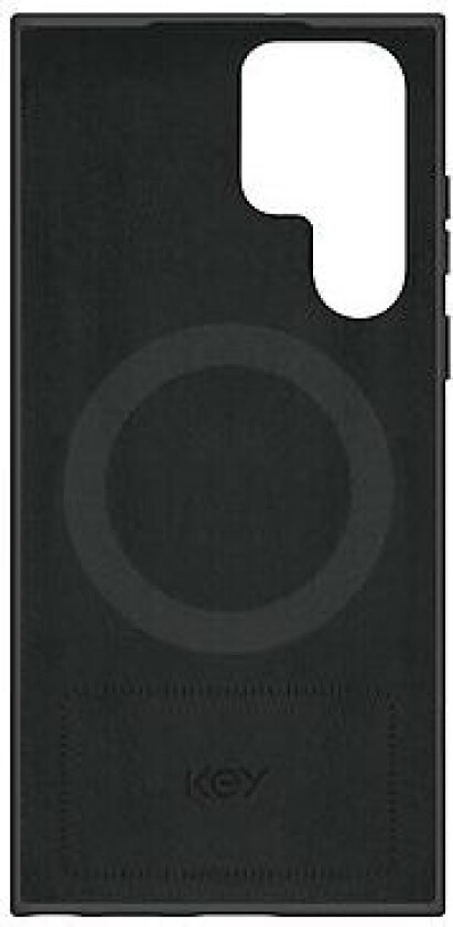 Samsung Galaxy S22 Ultra Magnetisk Silikon Bakdeksel - Antibakteriell - Svart