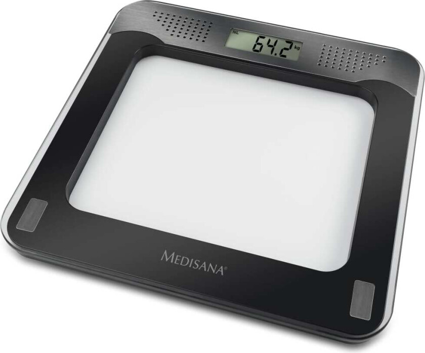 Badevekt PS 416 180 kg svart og sølv