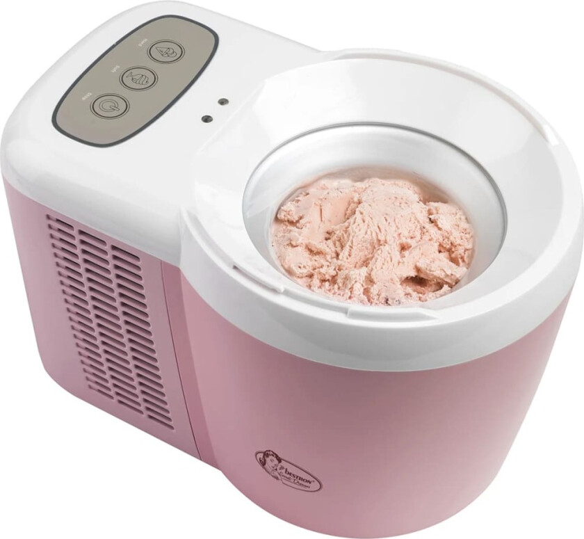 Iskremmaskin 90 W rosa AIM700