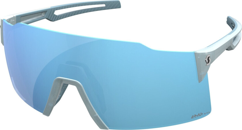 Stride sykkelbriller morning blue/AMP beryl blue chrome