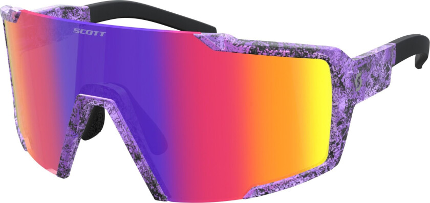 Shield sykkelbriller Swish Purple/Teal Chrome