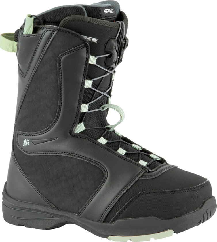 NITRO Snowboard Boots Flora TLS 22/23, snowboardstøvel dame Black/Mint