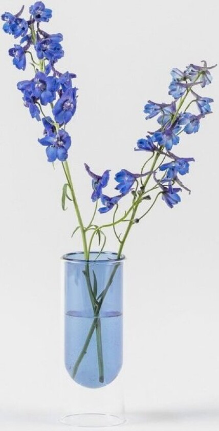 Lav Blomster Vase -Blå