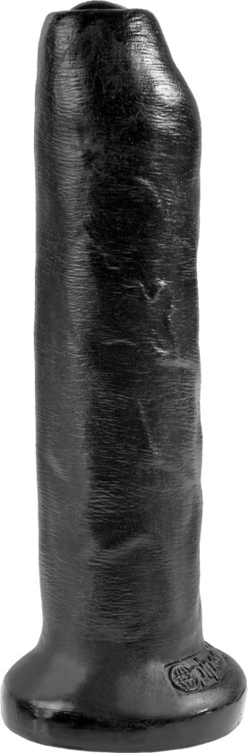 Uncut Dildo 20 cm - Svart