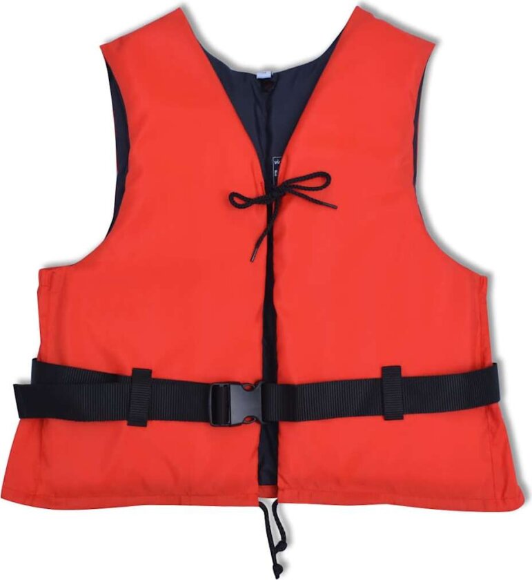 VidaXL Redningsvest 50 N 70-90 kg Rød