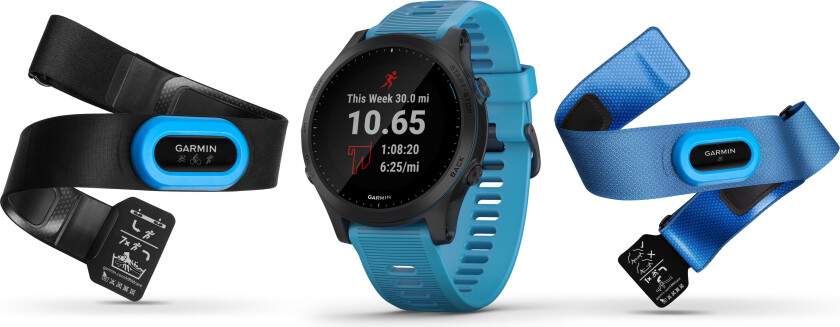 Forerunner 945 GPS Wi-Fi EMEA Tri-bundle, sportsklokkepakke pulsmåling blue