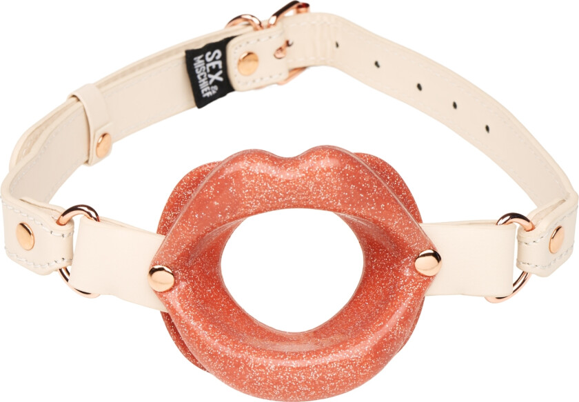 Sex & Mischief Peaches´n CreaMe silikonlepper gag - Fersken