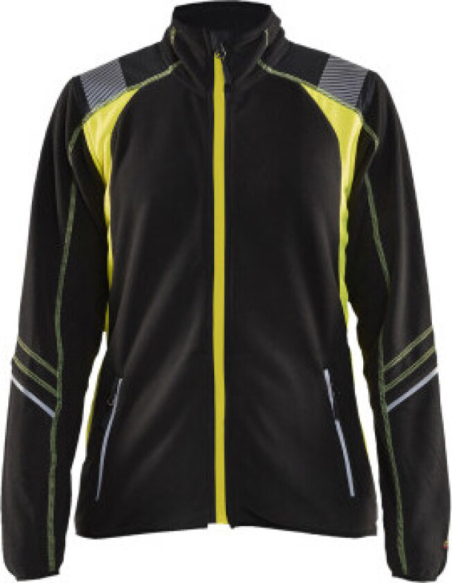 DAME Microfleecejakke Sort/Hi