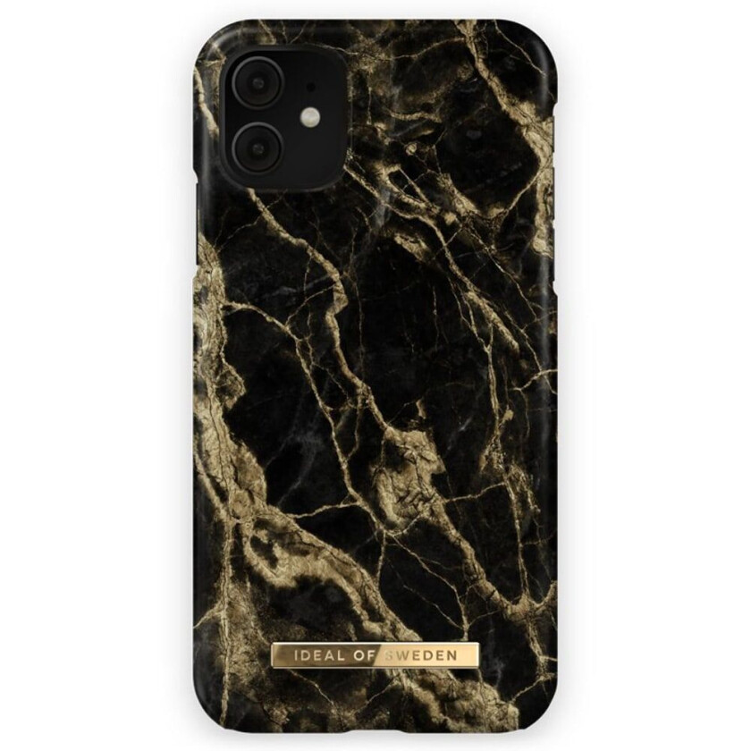 iDeal Of Sweden iPhone 11 Fashion Case - Golden Smoke Marble