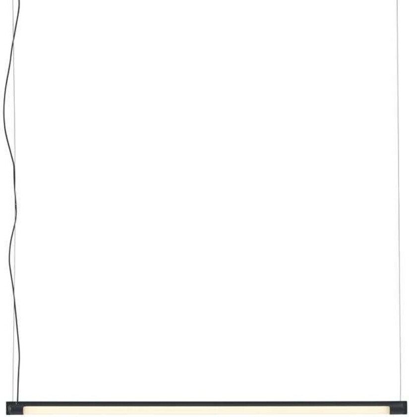 Fine Suspension Lamp 90 cm Black