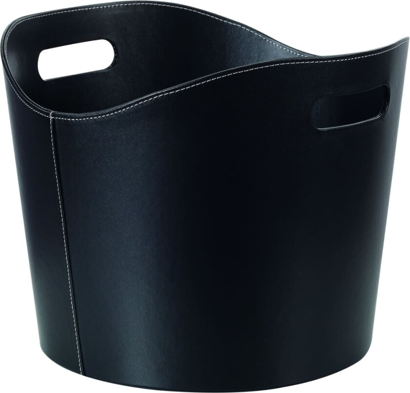 Vedkurv 39x31 cm svart