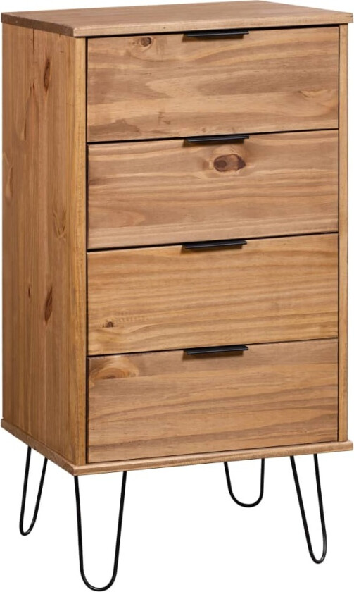 Kommode 45x39,5x90,3 cm heltre furu