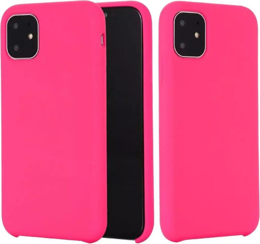 iPhone 11 Silicone Deksel Rosa