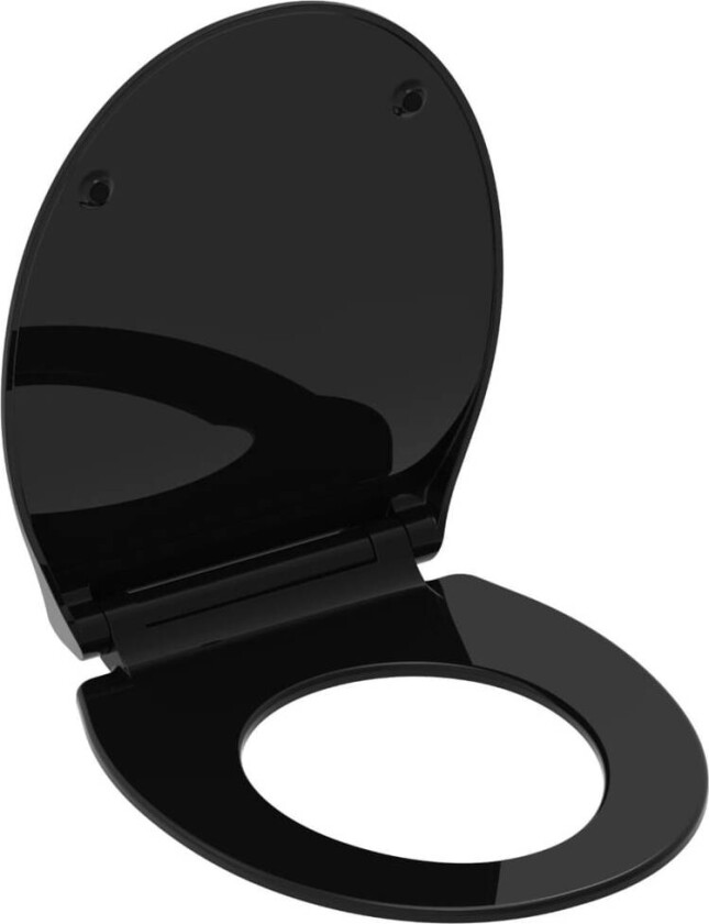 Toalettsete SLIM BLACK duroplast
