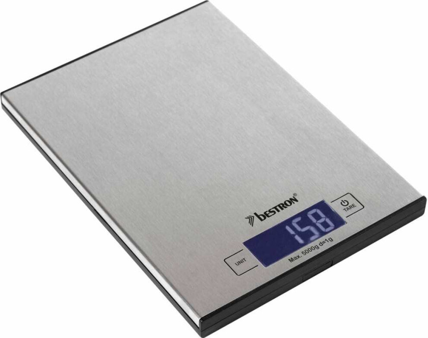 Elektrisk kjøkkenvekt AKS1000S Inox 5 kg