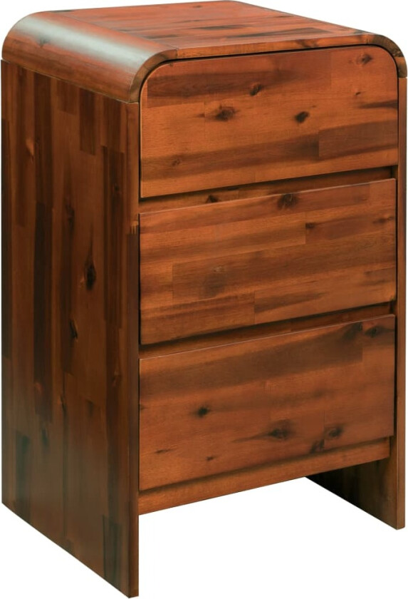 Kommode heltre akasie 45x37x75 cm