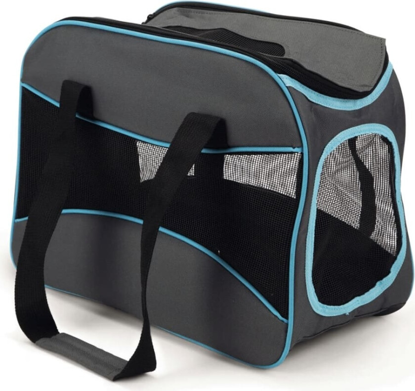Hundeveske Ucont nylon svart 42x21x30 cm 715283