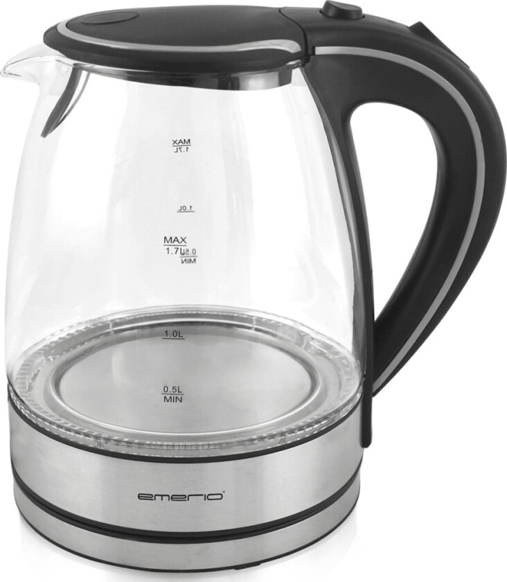 Vannkoker i glass 1,7 L
