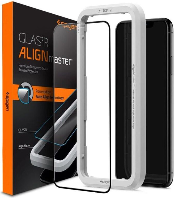 iPhone 11 Pro Skjermbeskyttelse - Svart Kant