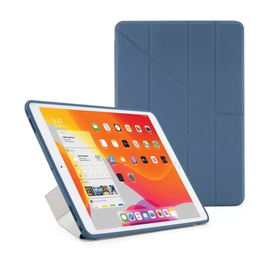 iPad 10.2 "(2021 / 2020 / 2019) Deksel - Origami-Deksel - Blå