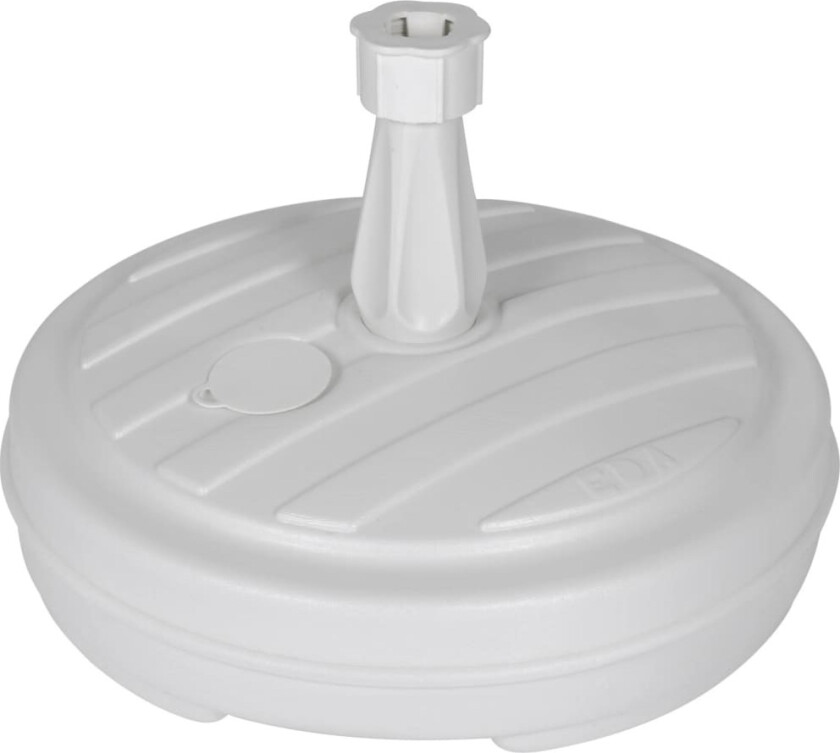 Parasollfot plast hvit