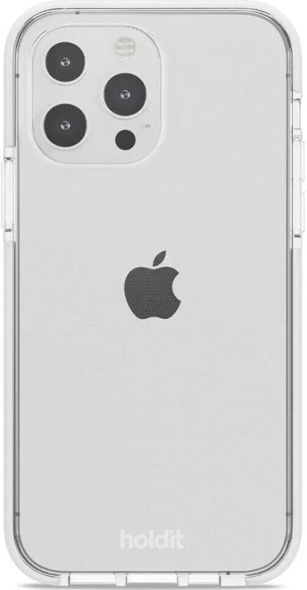 Holdit iPhone 13 Pro Seethru Deksel - White