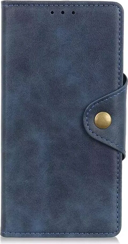 Samsung Galaxy A51 Vintage Flip Deksel m. Stativ & Lommebok - Blå