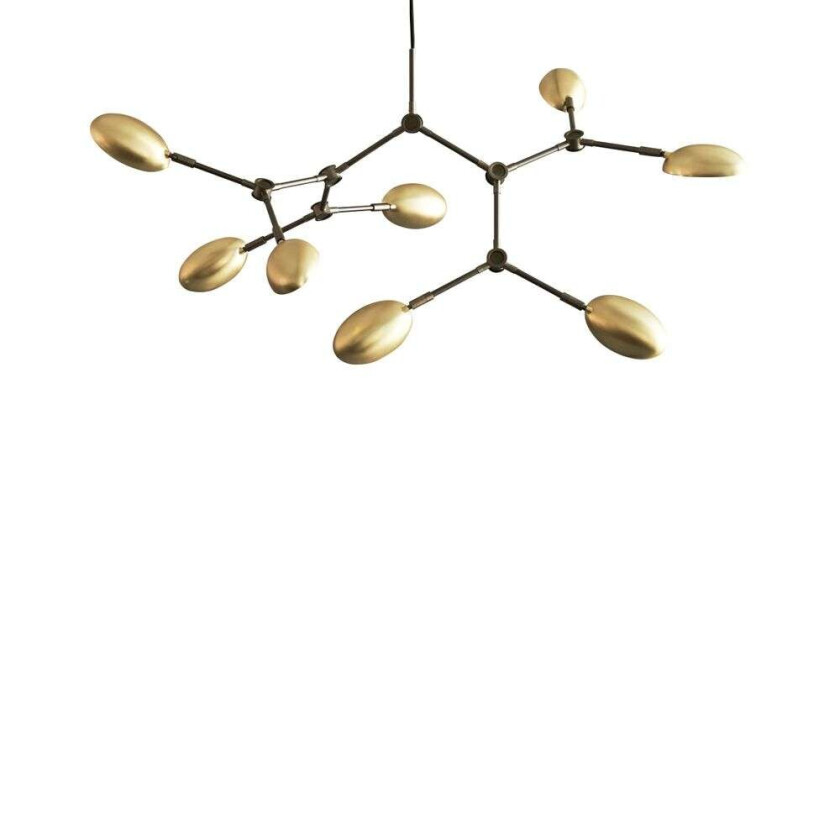 Drop Chandelier lysekrone mini Messing