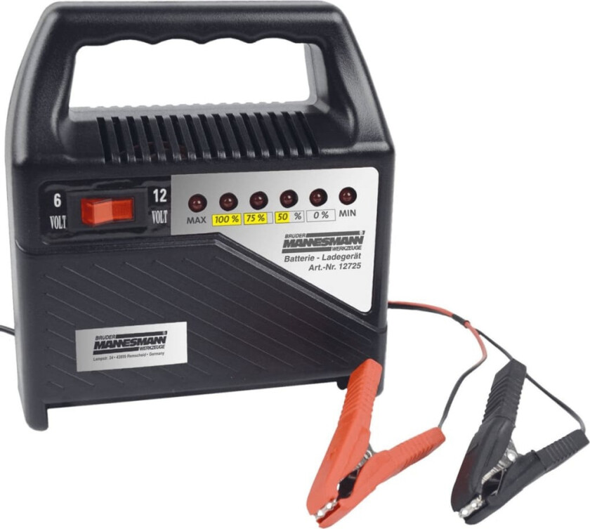 Bilbatterilader 6/12 V 12725
