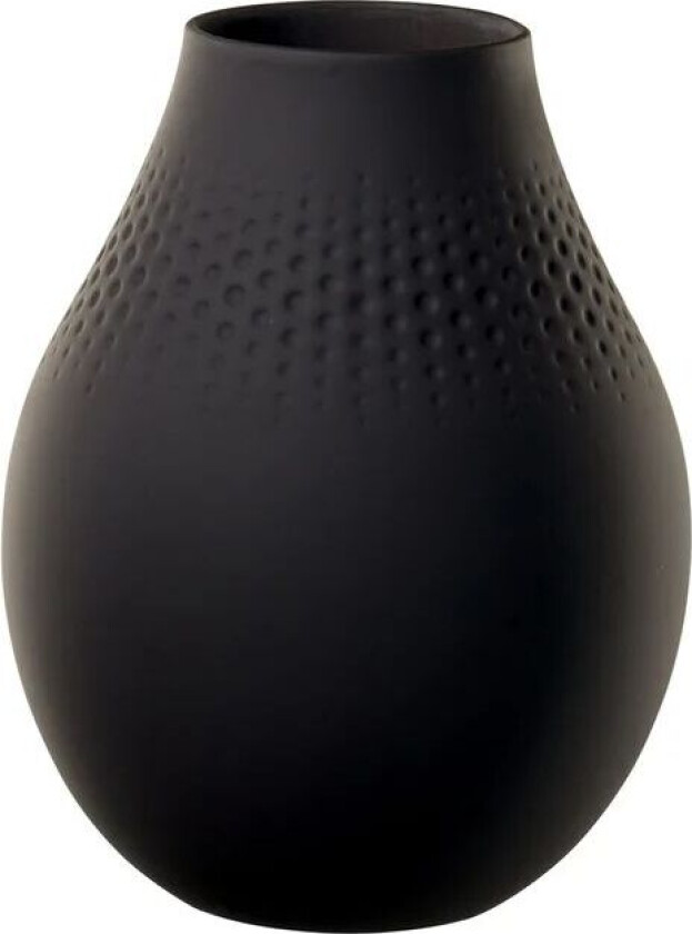 Collier Noir Perle vase medium