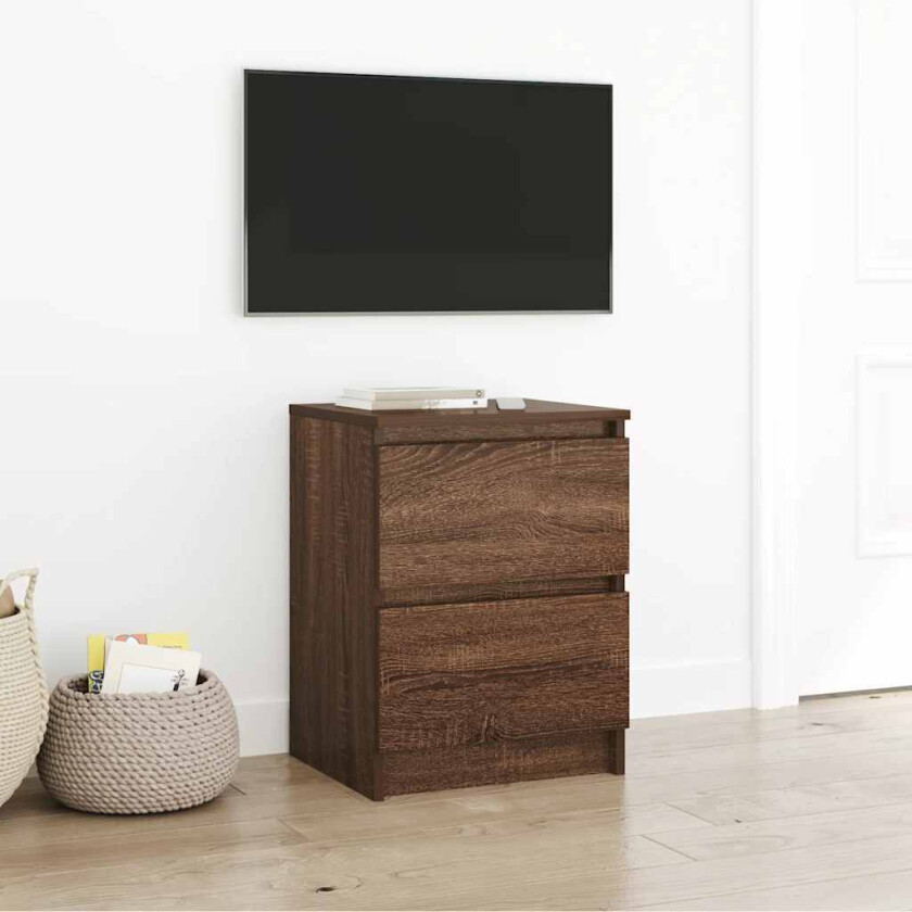 TV-benk sonoma eik 40x35x54 cm konstruert tre
