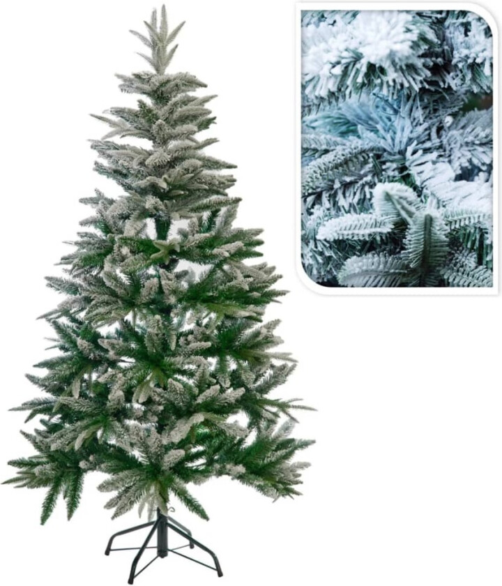 Kunstig juletre med snø 150 cm