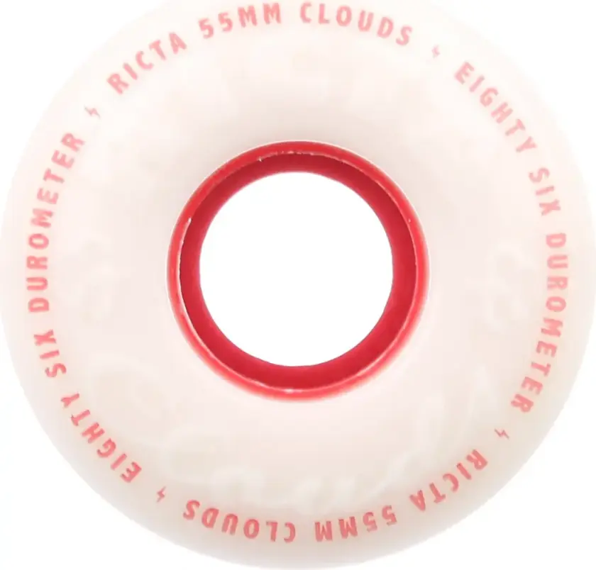Clouds 86A 57mm Hjul hvit