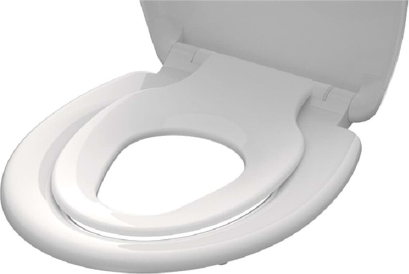 Toalettsete FAMILY WHITE duroplast hvit