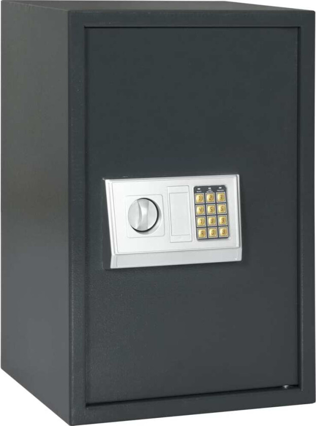 Digital safe mørkegrå 40x35x60 cm