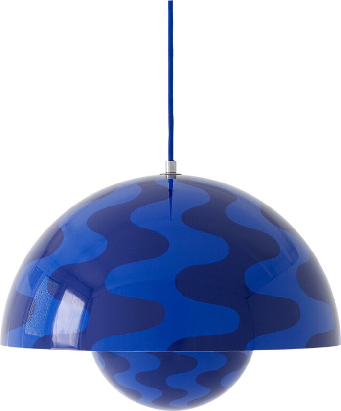 Flowerpot VP7 Pendel Ø37 Cobalt Blue/Twilight Blue
