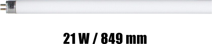 Lysrør Airam T5 G5, 3000K, 21 W / 849 mm