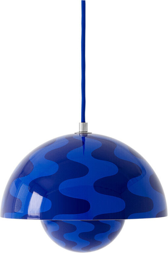 Flowerpot VP1 Pendel Ø23 Cobalt Blue/Twilight Blue