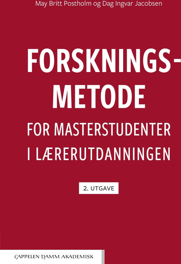 Forskningsmetode for masterstudenter i lærerutdanningen