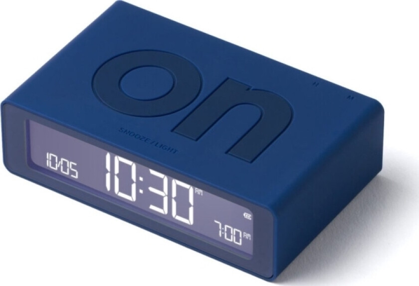 Flip Mini Double Sided Alarm Clock Blue/Duck Blue