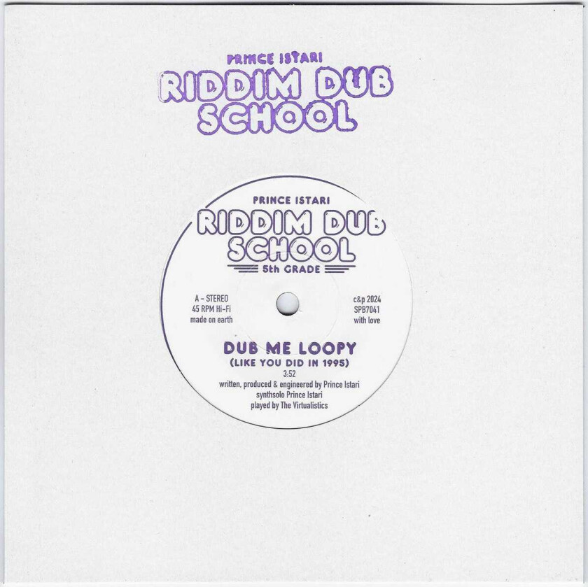 Prince Istari Riddim Dub School 5th Grade LP/Vinyl