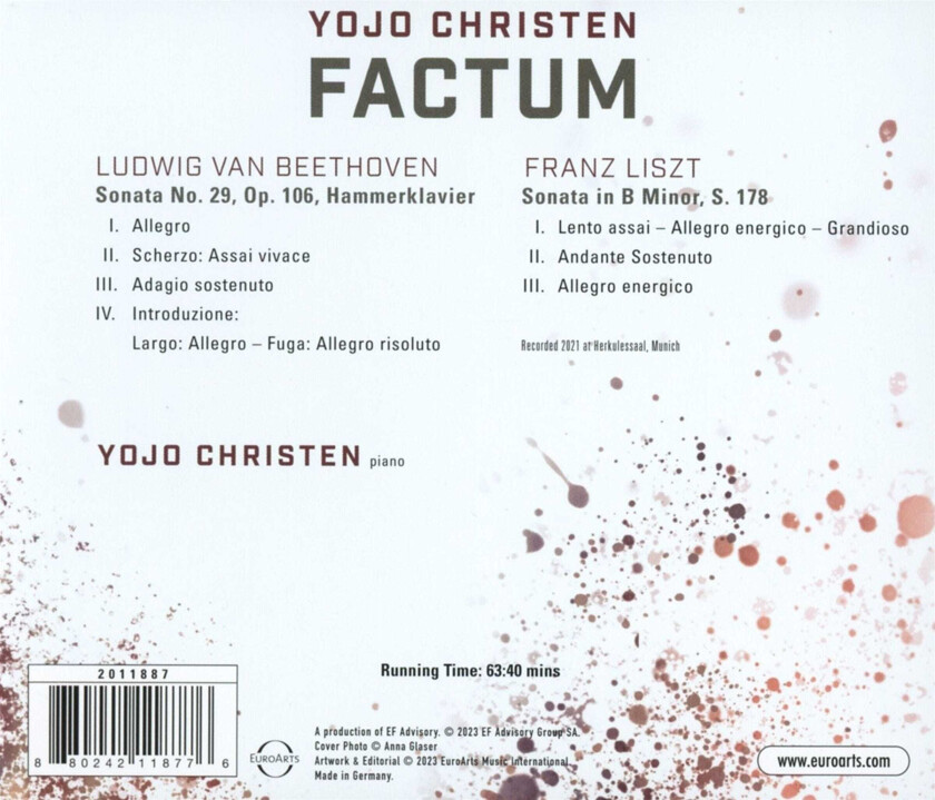 Yojo Christen Factum: Yojo Christen Plays Beethoven & Liszt CD