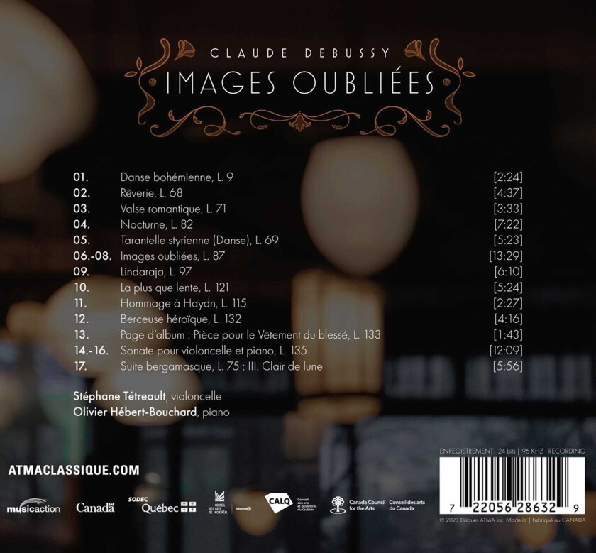 Tetreault, HerbertBouchard Images Oubliees CD