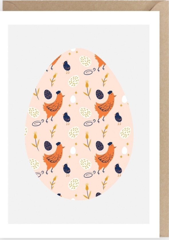 Gratulasjonskort Påskeegg..., Øko K085