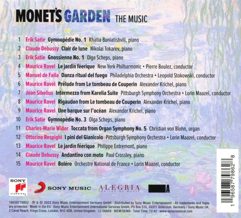 Diverse Artister Monet's Garden CD