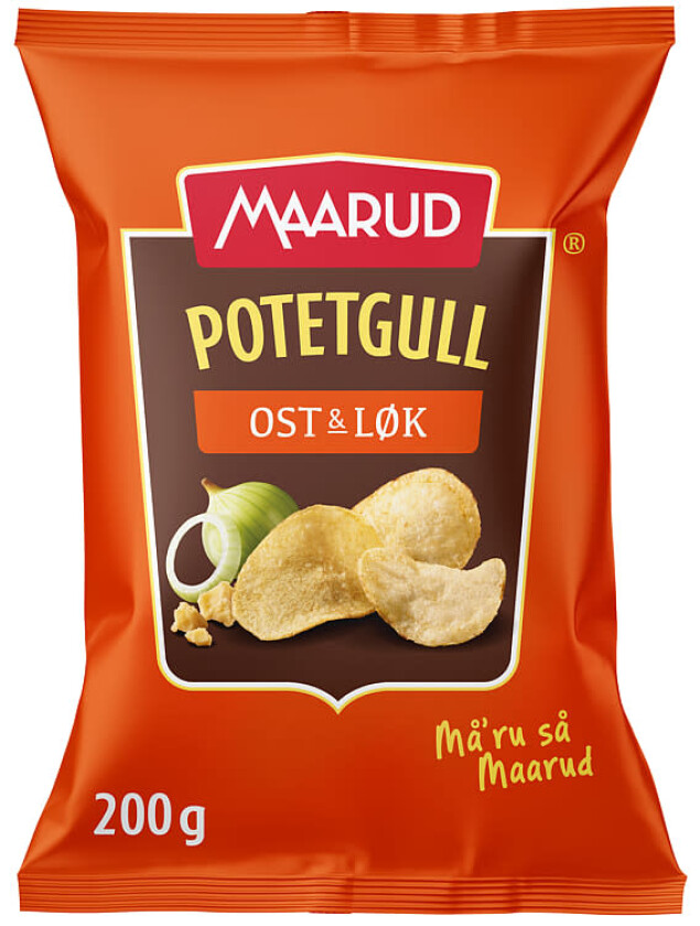 Potetgull Ost&Løk 200g