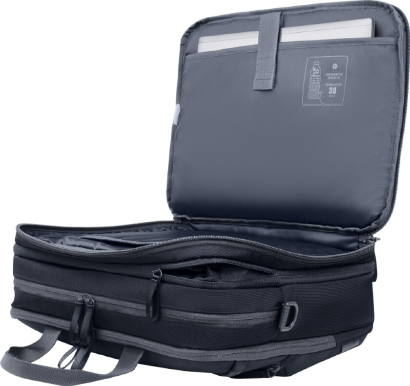 Hp Travel Plus 15 Liters Ryggsekk For 14 Bærbar Pc, Stresskoffert, 35,8 Cm (14.1"), 820 G